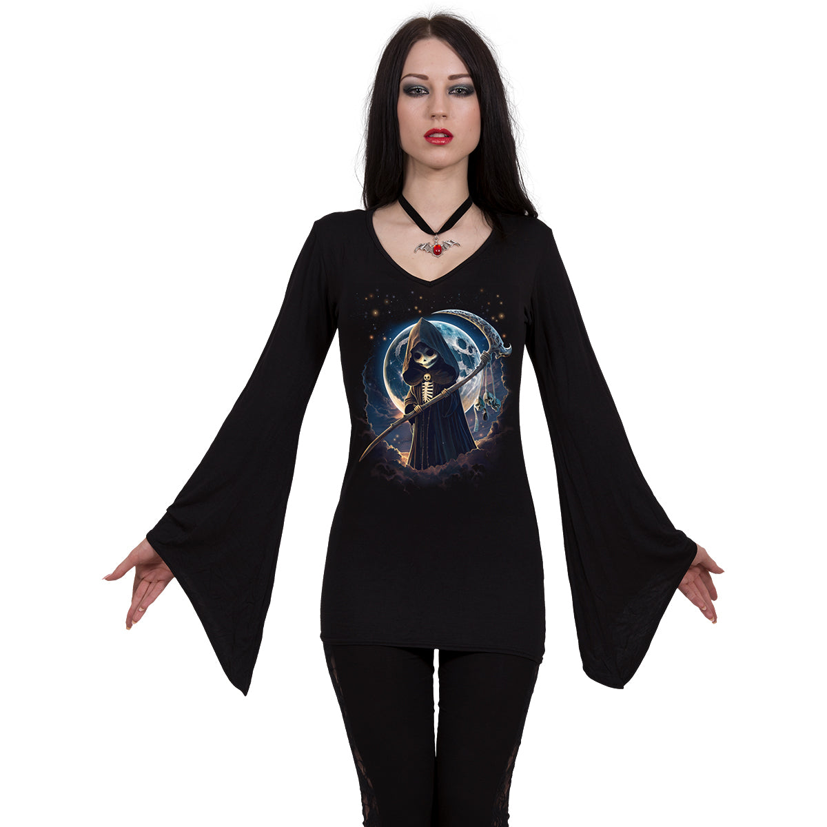 Langarm-T-Shirt Spiral Reaperette