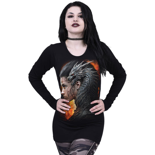 Long-sleeved T-shirt Spiral Draco Queen