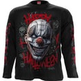 Load image into Gallery viewer, Long-sleeved T-shirt Spiral Happy Horroween
