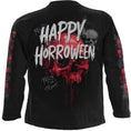 Load image into Gallery viewer, Long-sleeved T-shirt Spiral Happy Horroween
