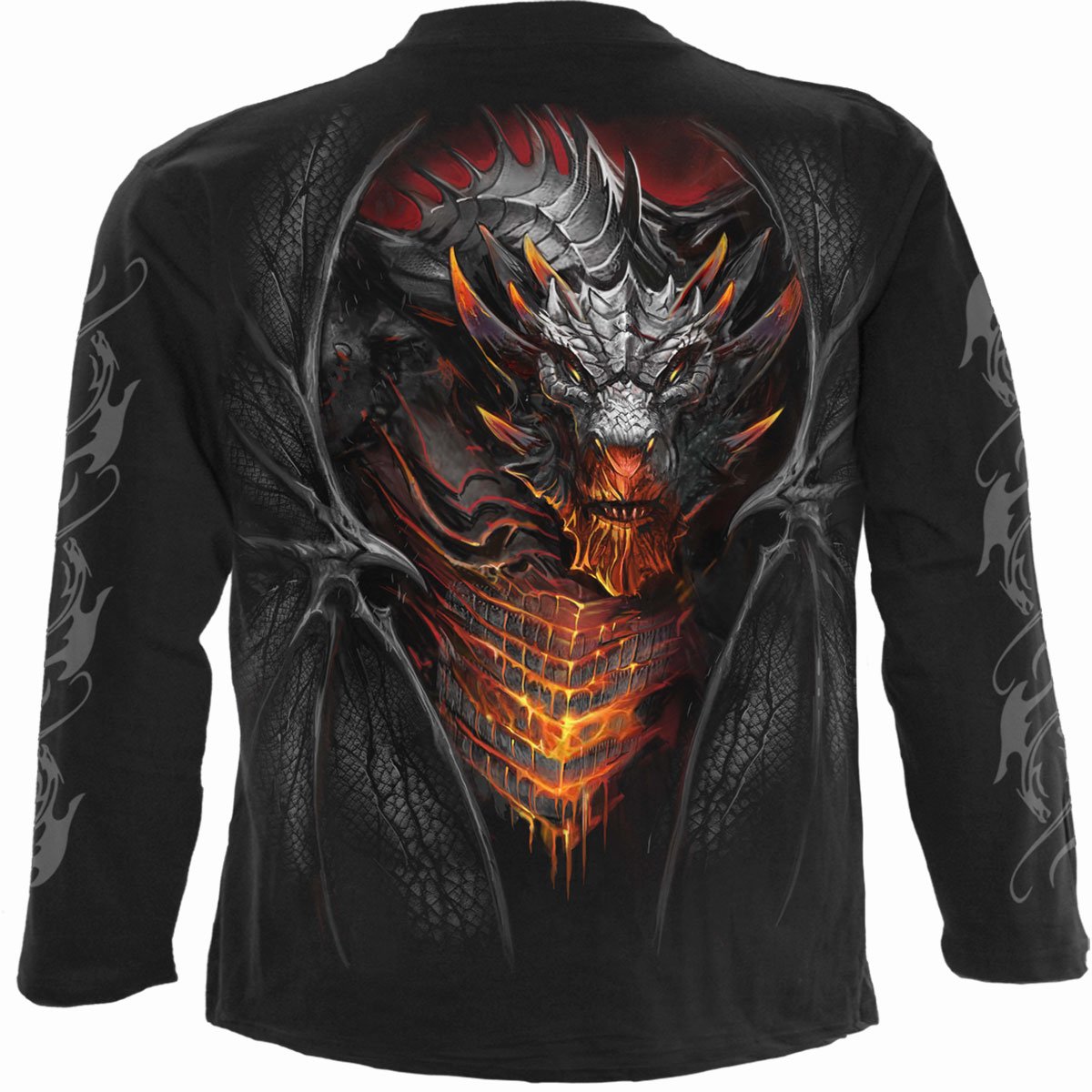 Langärmeliges T-Shirt Spiral Draconis