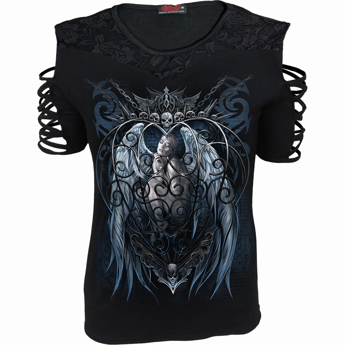 Tops – Kurzarm-Spiralkorsett Engel