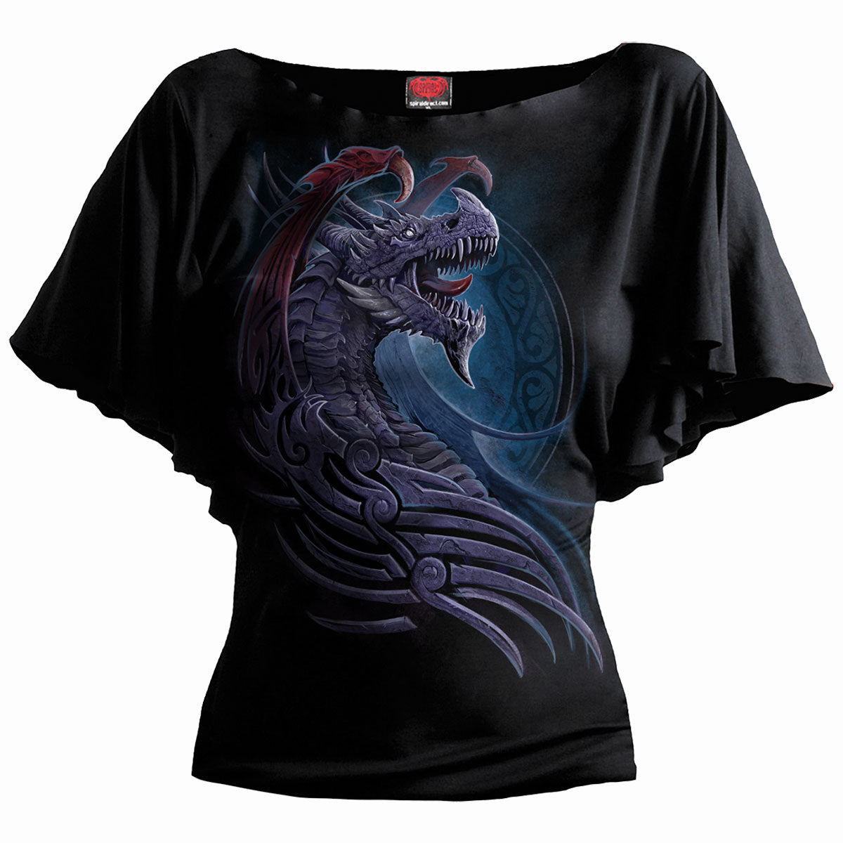 Tops - Short Sleeve Spiral Dragon Born