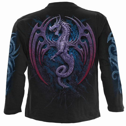 Long-sleeved T-shirt Spiral Dragon Borne