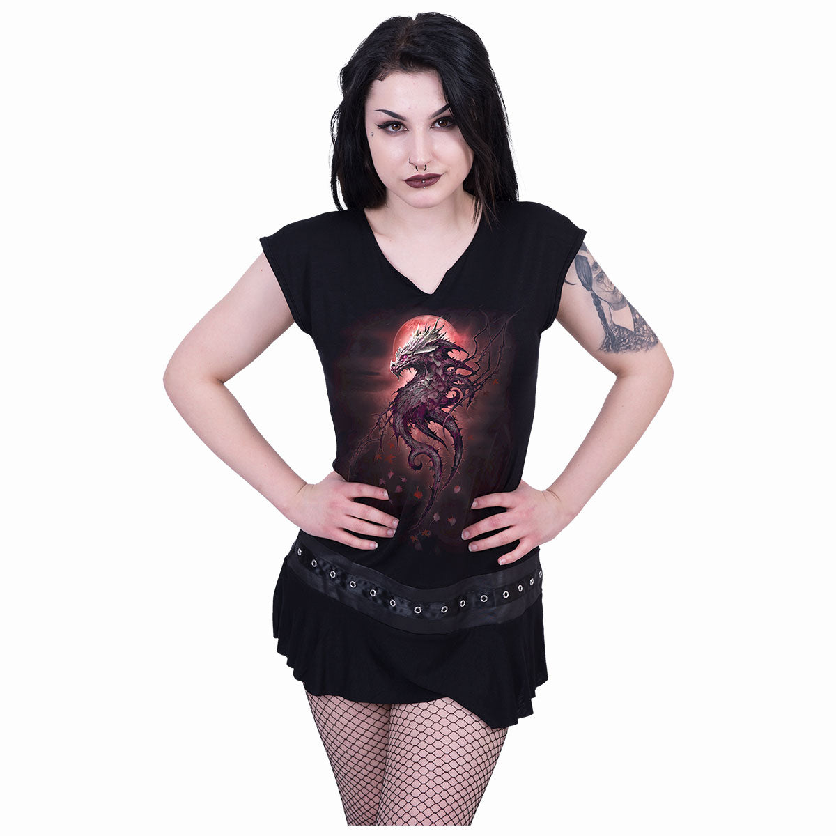 Kleid Spirale Eiche Drache