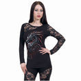 Bild in Galerie-Betrachter laden, Langarm-T-Shirt Spiral Drachensplitter
