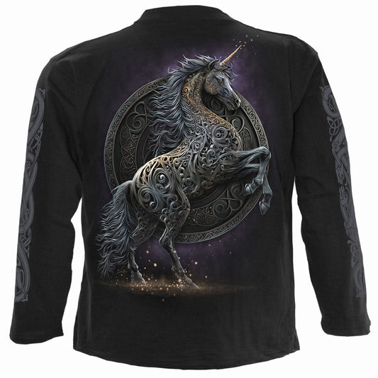 Long-sleeved T-shirt Spiral Celtic Unicorn