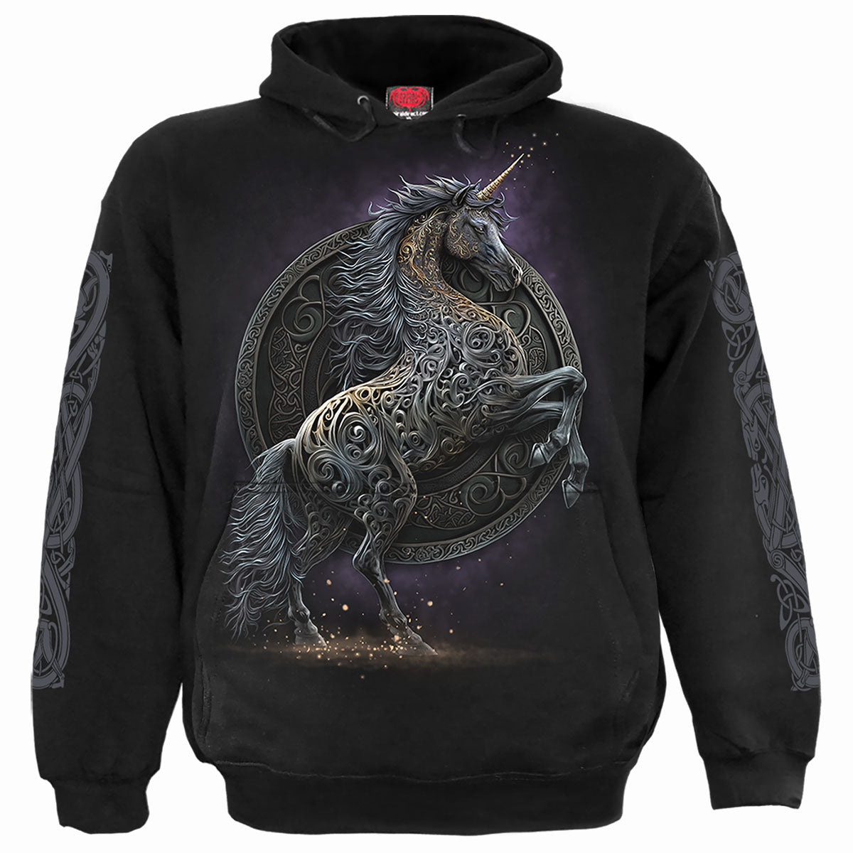 Kapuzenpulli Spiralförmiges Keltisches Einhorn