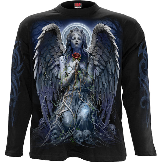 Long-sleeved T-shirt Spiral Grieving Angel