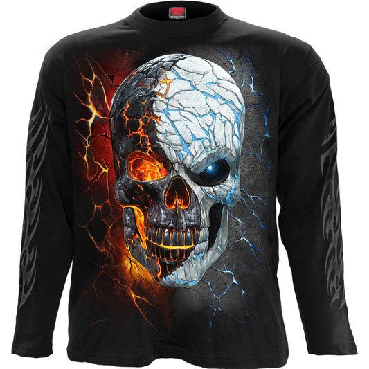 Long-sleeved T-shirt Spiral Divided Soul