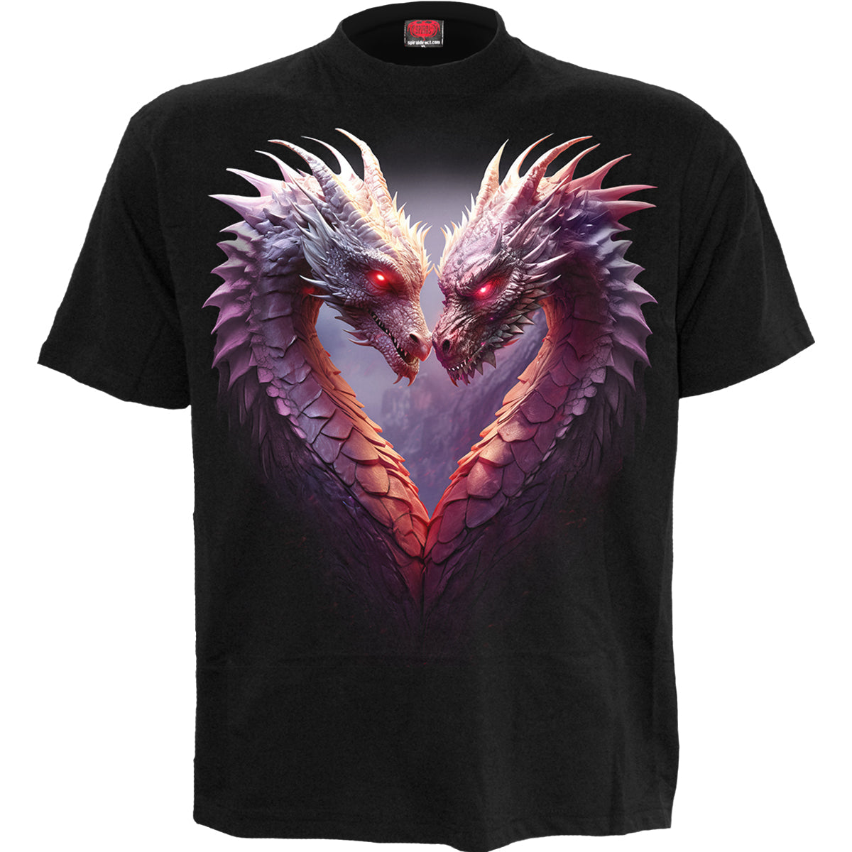 T-Shirt Spiral Heart Of Dragons