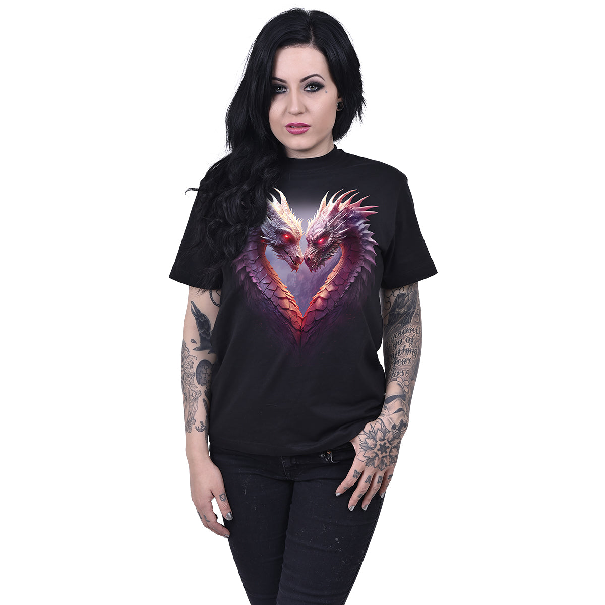 T-Shirt Spiral Heart Of Dragons