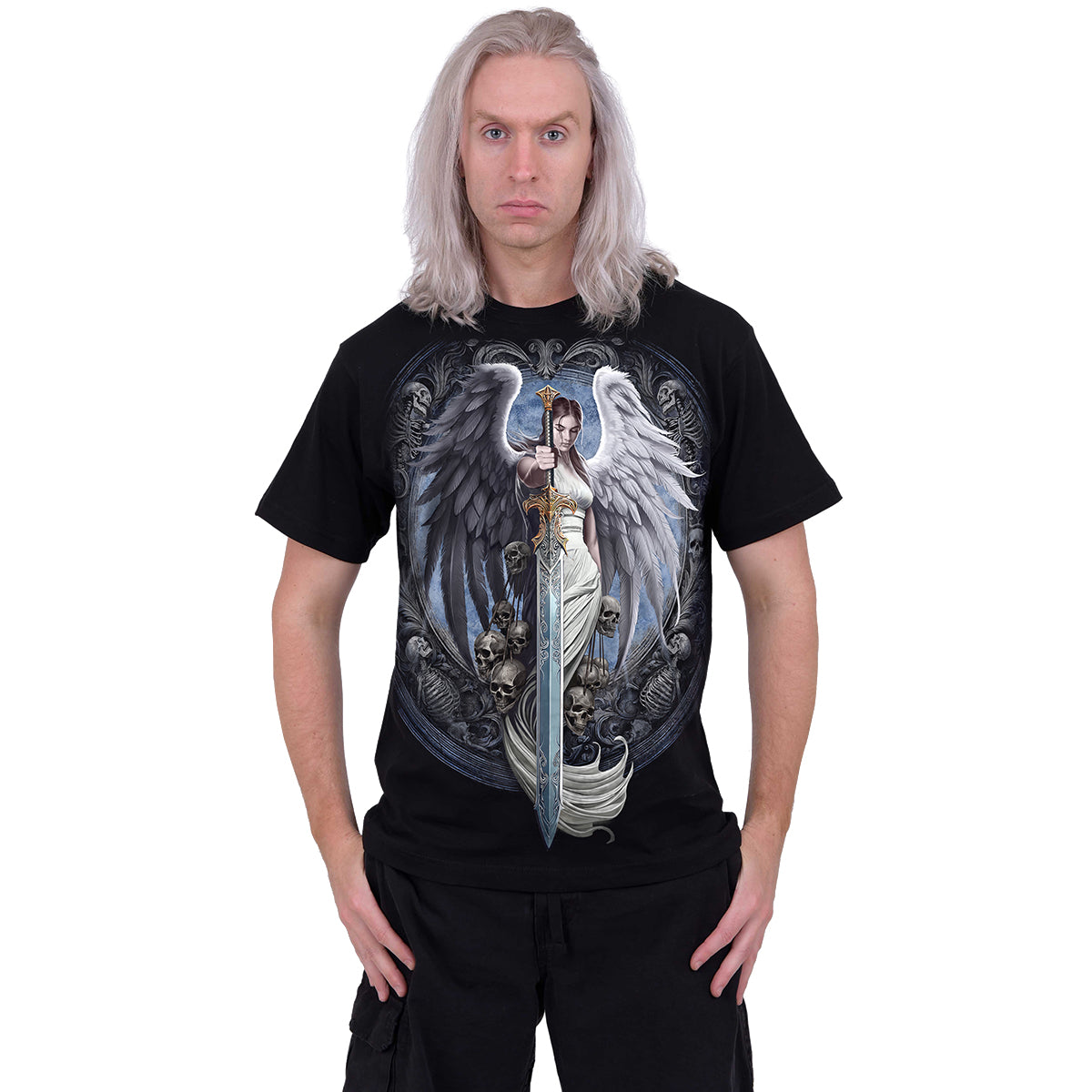 T-Shirt Spiral Engelsschwert