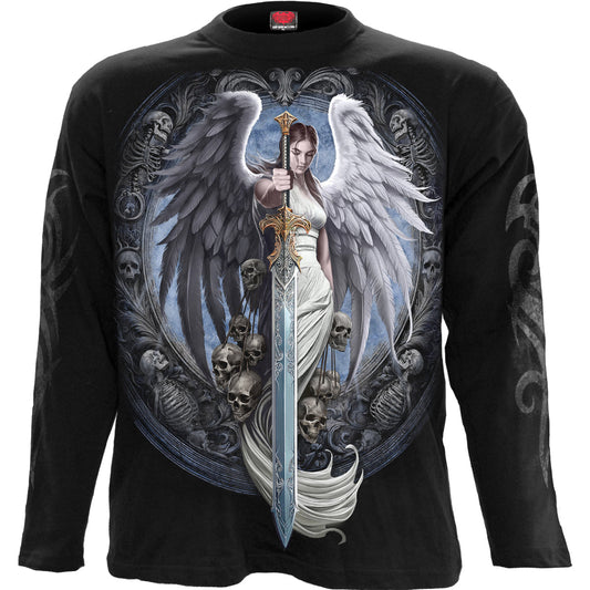 Langärmeliges T-Shirt Spiral Angel Sword