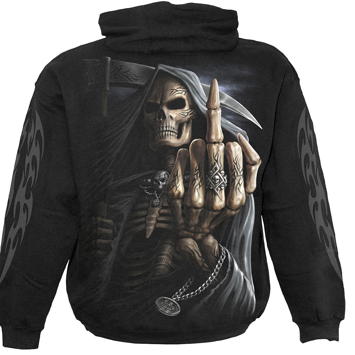 Kapuzenpullover Spiralknochen-Finger