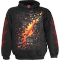 Bild in Galerie-Betrachter laden, Kapuzenpullover Spiral Skull Lava
