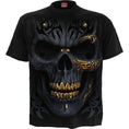 Bild in Galerie-Betrachter laden, T-Shirt Spiral Schwarz Gold
