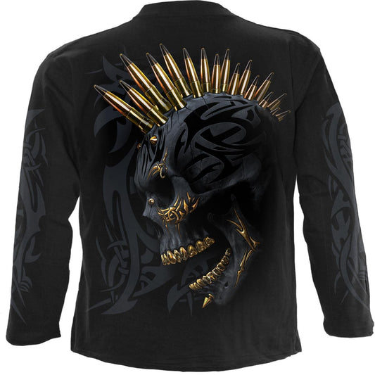 Langærmet T-shirt Spiral Black Gold