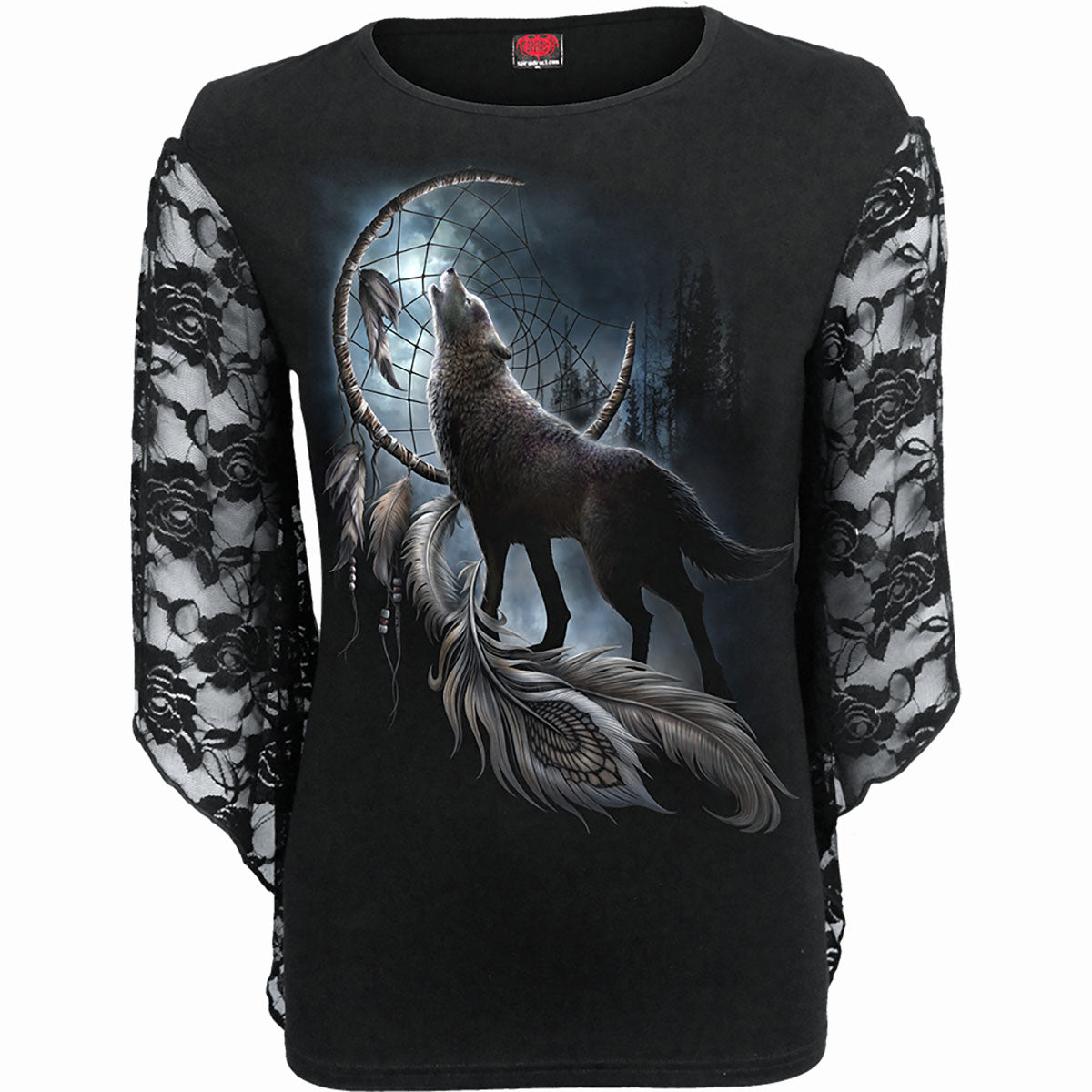 Langarm-T-Shirt Spiral From Darkness