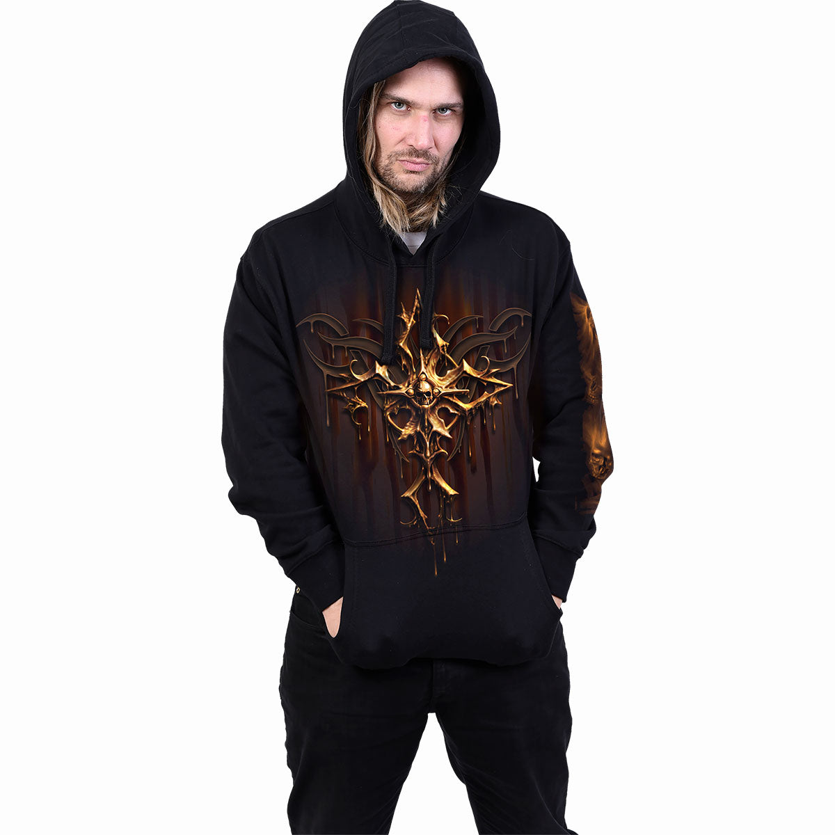Kapuzenpullover Spiral Dripping Gold