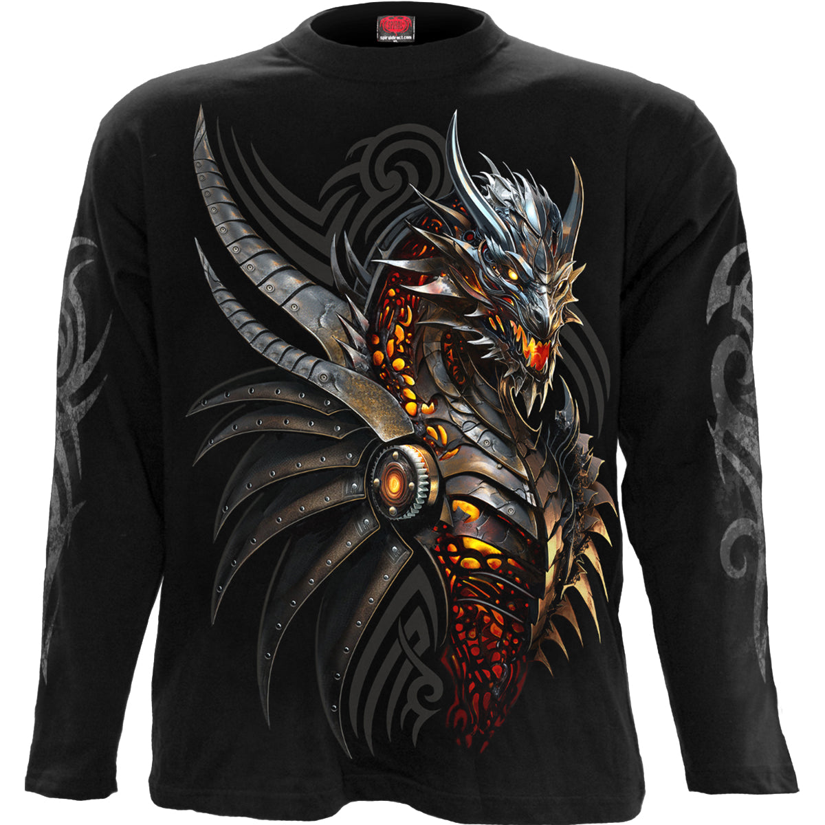 Langärmliges T-Shirt Spiral Razor Back