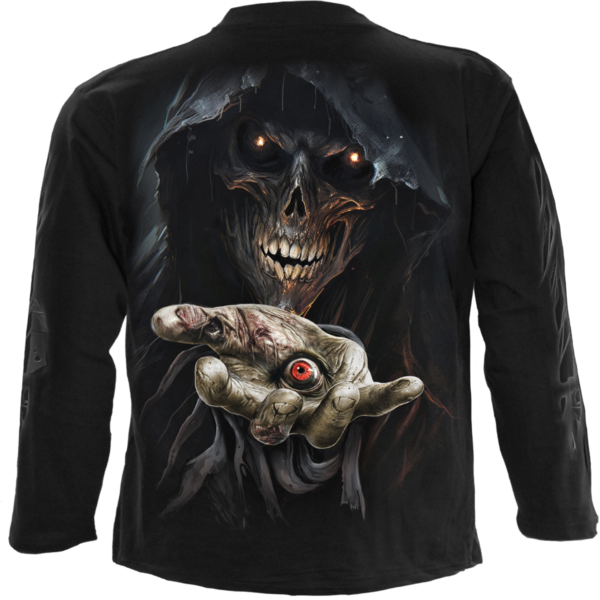 Langarm-T-Shirt Spiral Evil Eye