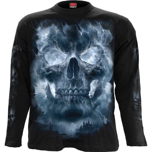 Langærmet T-shirt Spiral Grave Skies
