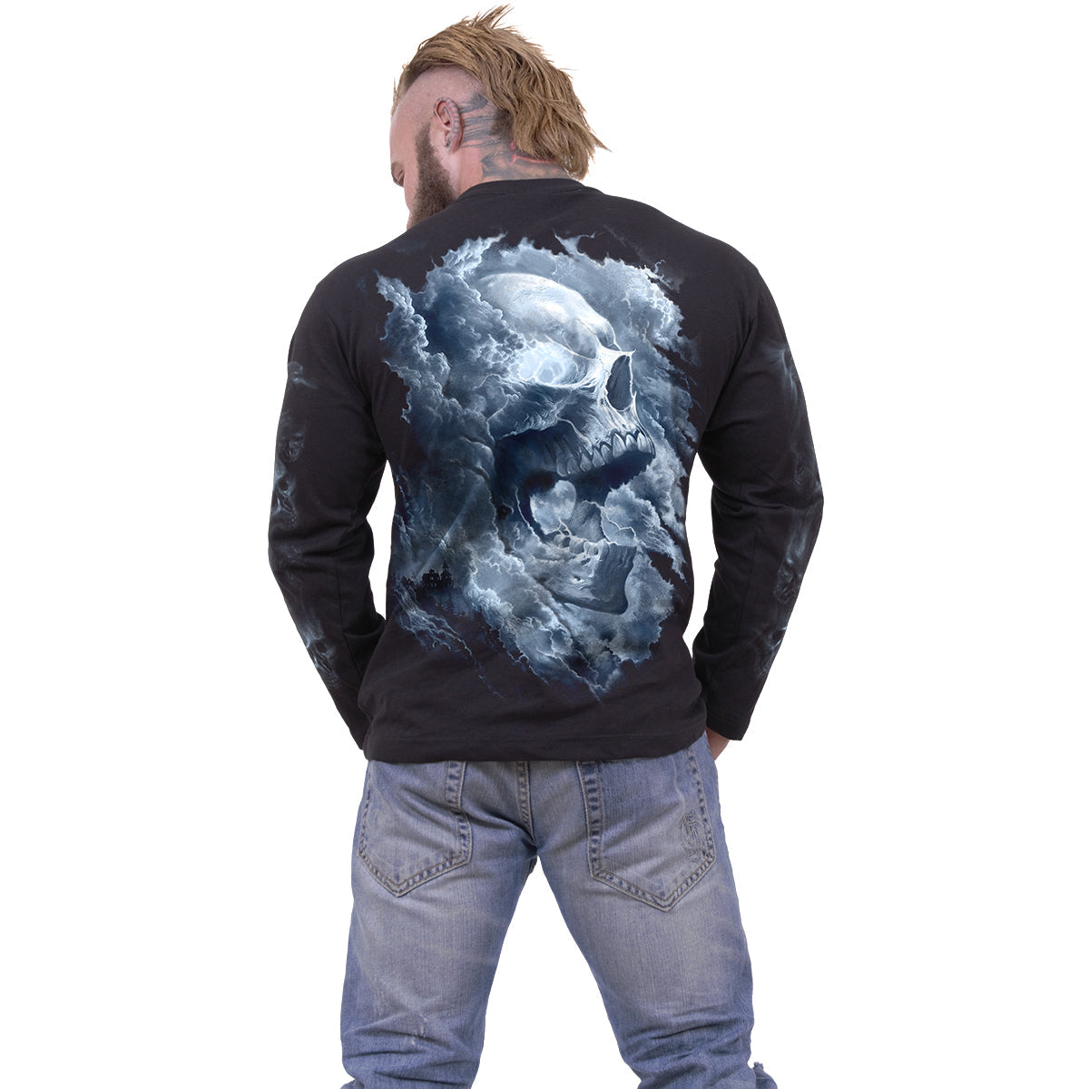 Langarm-T-Shirt Spiral Grave Skies