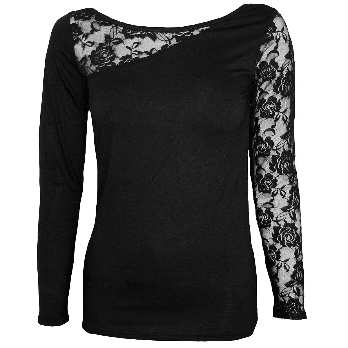 Langarm-T-Shirt Spiral Gothic Elegance
