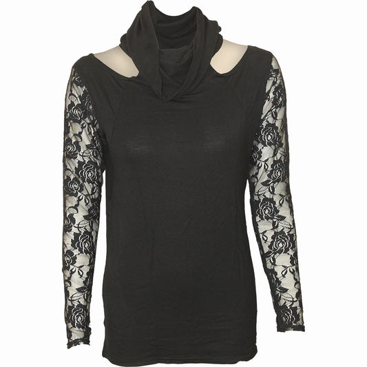 Langærmet T-shirt Spiral Gothic Elegance