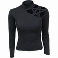Bild in Galerie-Betrachter laden, Langarm-T-Shirt Spiral Gothic Elegance
