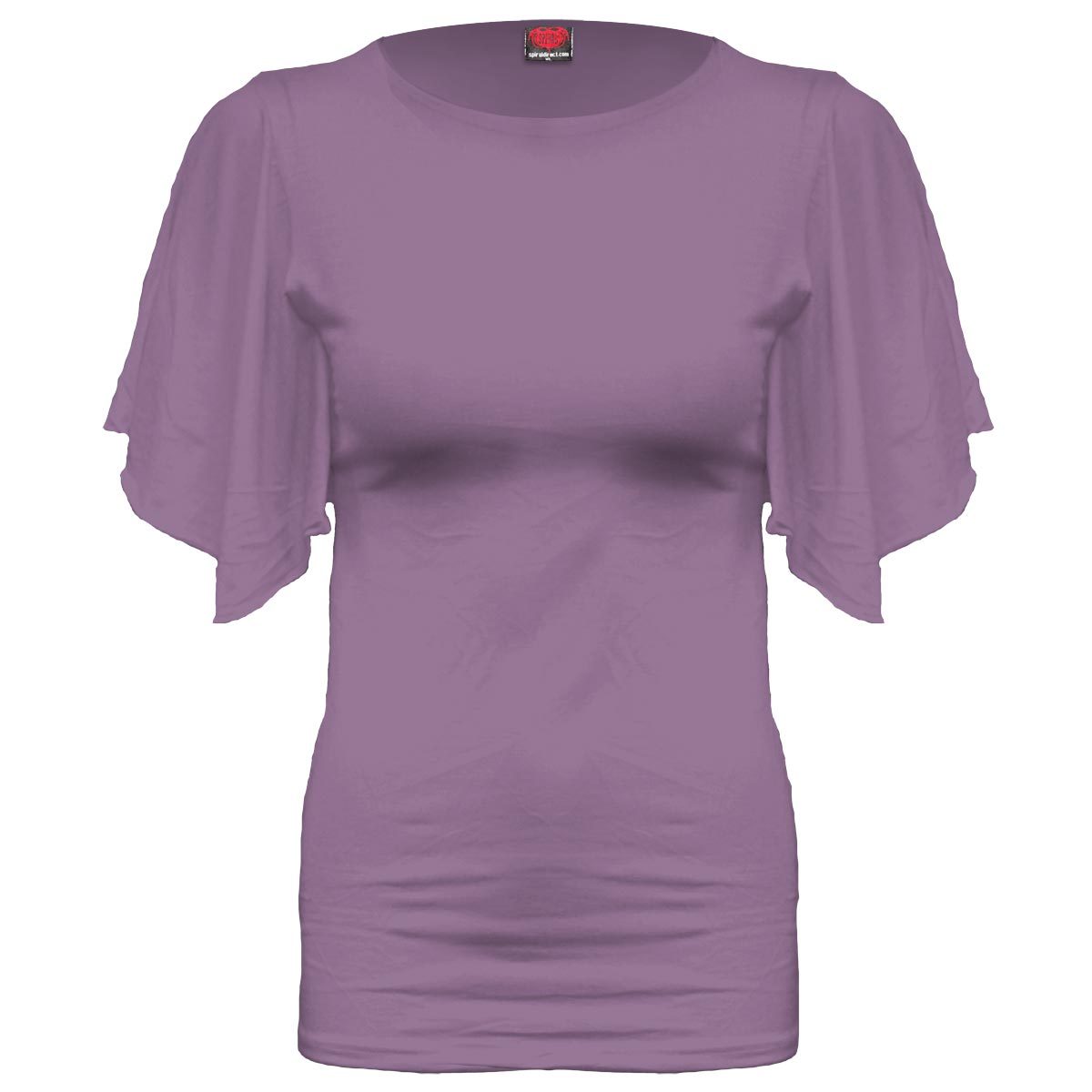 Tops – Kurzarm Spiral Gothic Eleganz