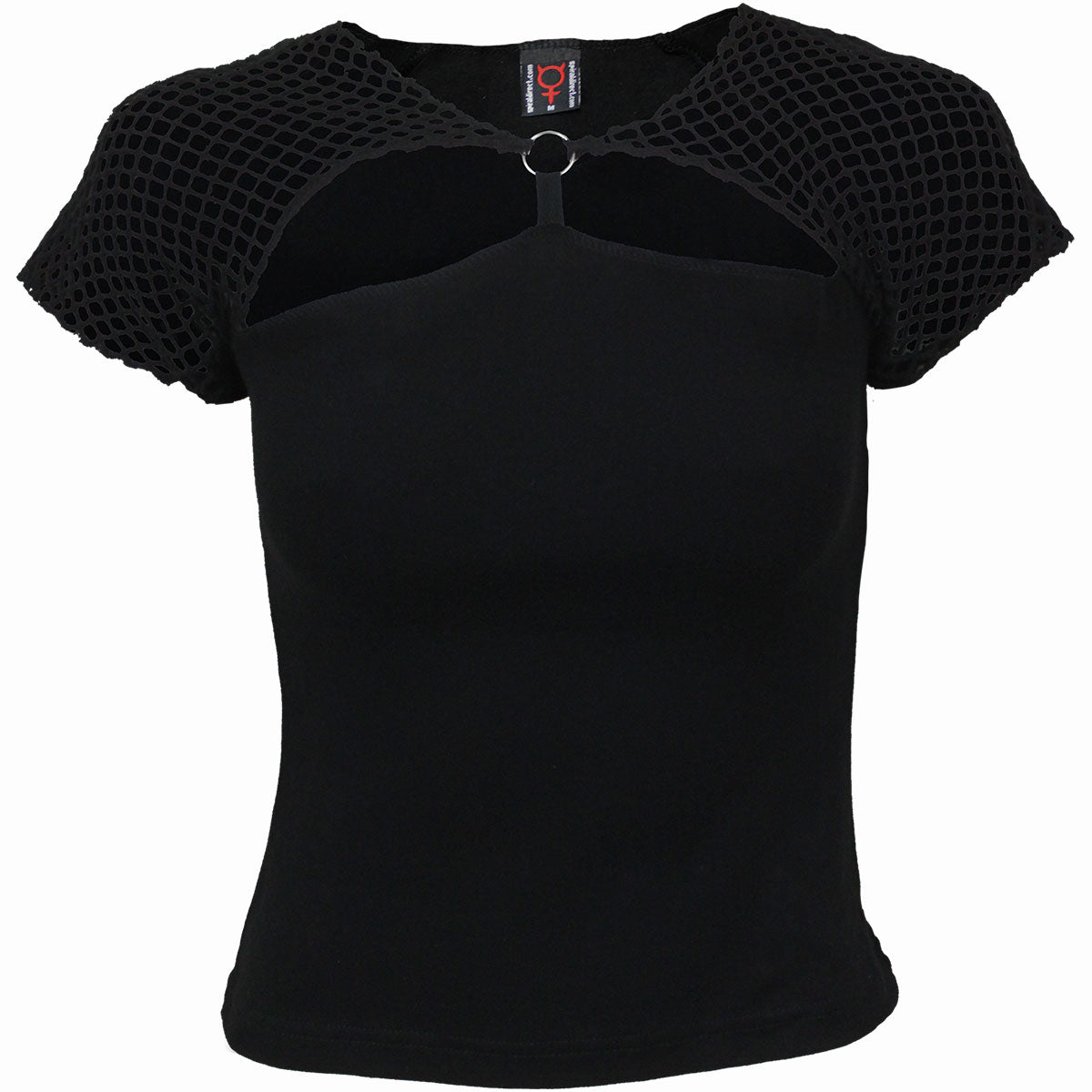 Tops – Kurzärmlig Spirale Gothic Rock