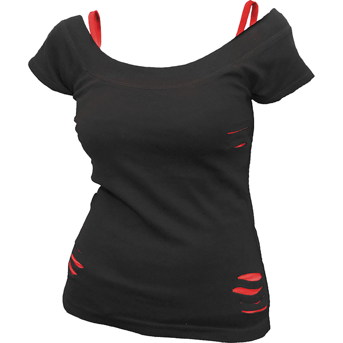 Oberteile – Kurzarm-Spiralmuster Urban Fashion