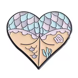 Pin Heart Butt – Meerjungfrauenschuppen
