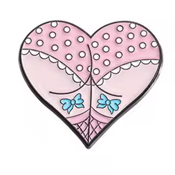 Pin Heart Butt – Cute Lingerie