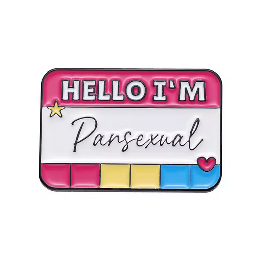 Pin Hello, I'm pansexual