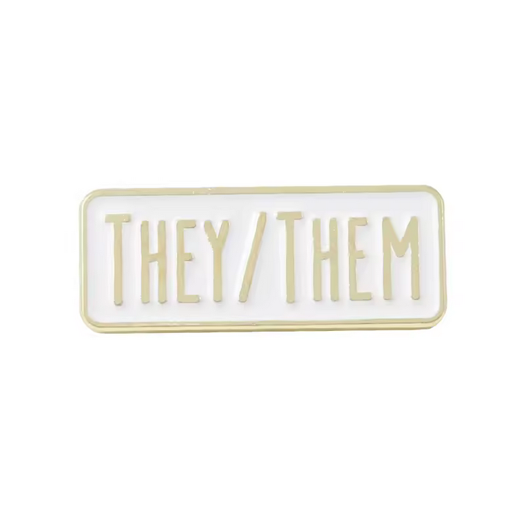Anstecker Pronomen They/Them