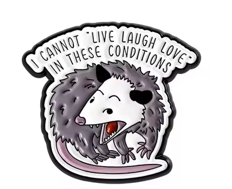 Pin kann nicht leben lachen lieben