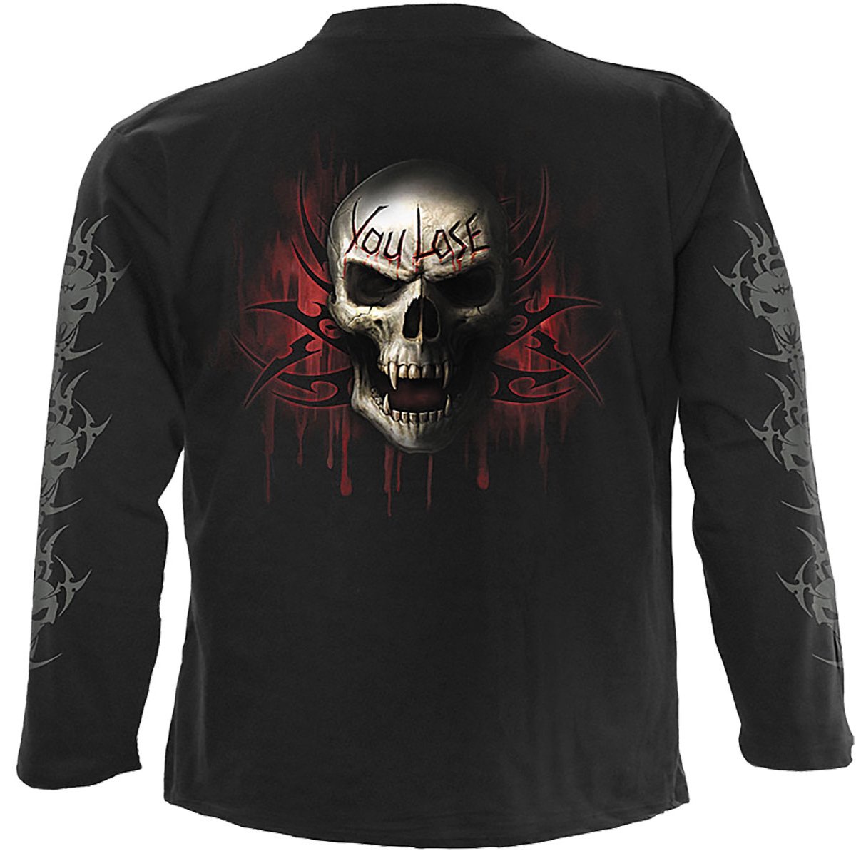 Langarmshirt Spiral Game Over