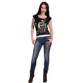 Load image into Gallery viewer, Tops - Short Sleeve Spiral Rock Angel
