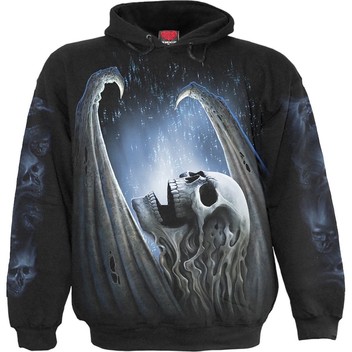Kapuzenpulli Spiral Winged Skelton