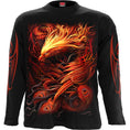 Load image into Gallery viewer, Long-sleeved T-shirt Spiral Phoenix Arisen

