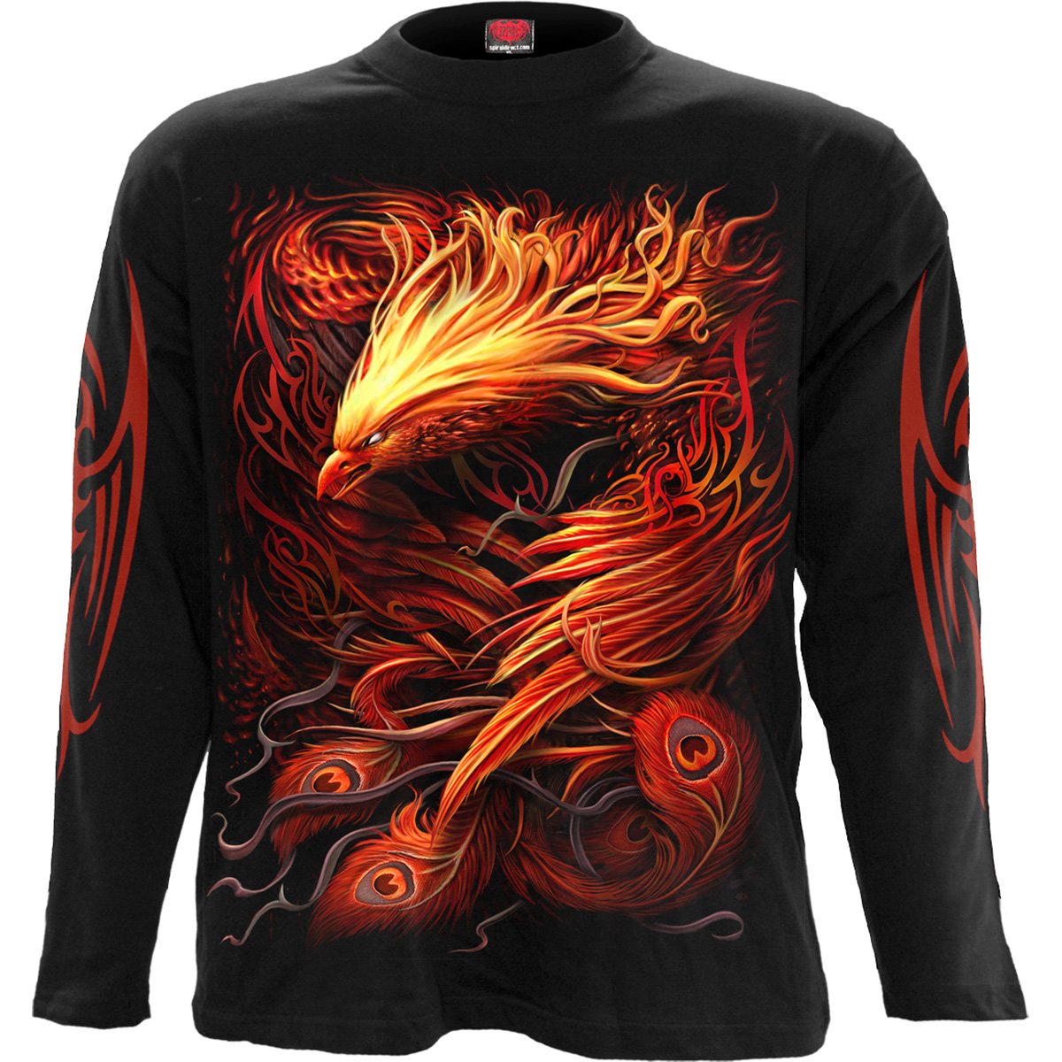 Long-sleeved T-shirt Spiral Phoenix Arisen