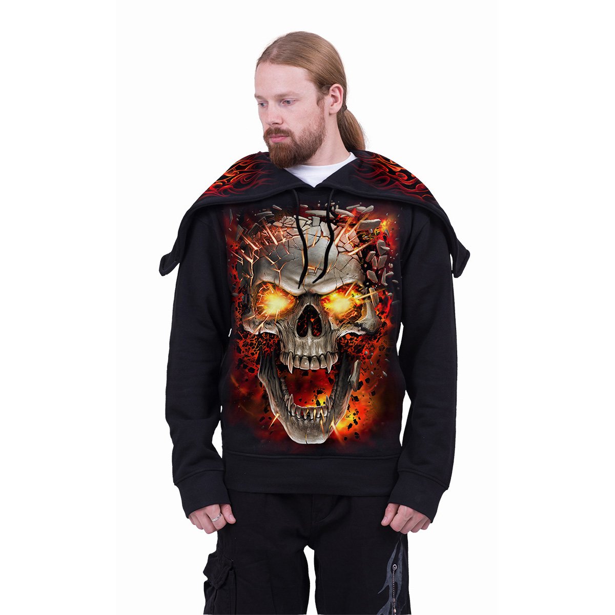 Kapuzenpullover Spiral Skull Blast