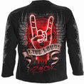 Bild in Galerie-Betrachter laden, Langarm-T-Shirt Spiral Live Loud
