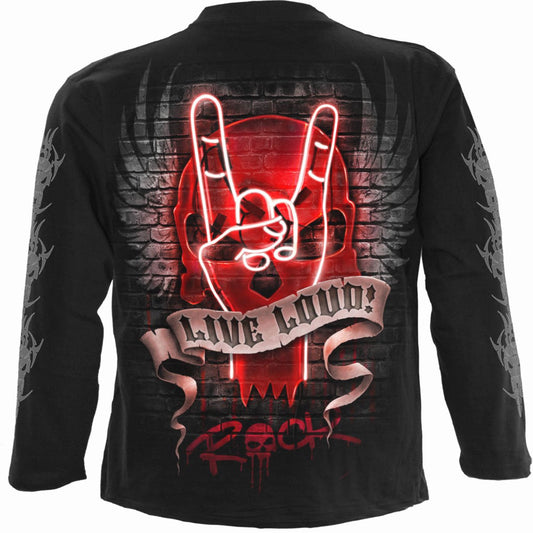 Long-sleeved T-shirt Spiral Live Loud