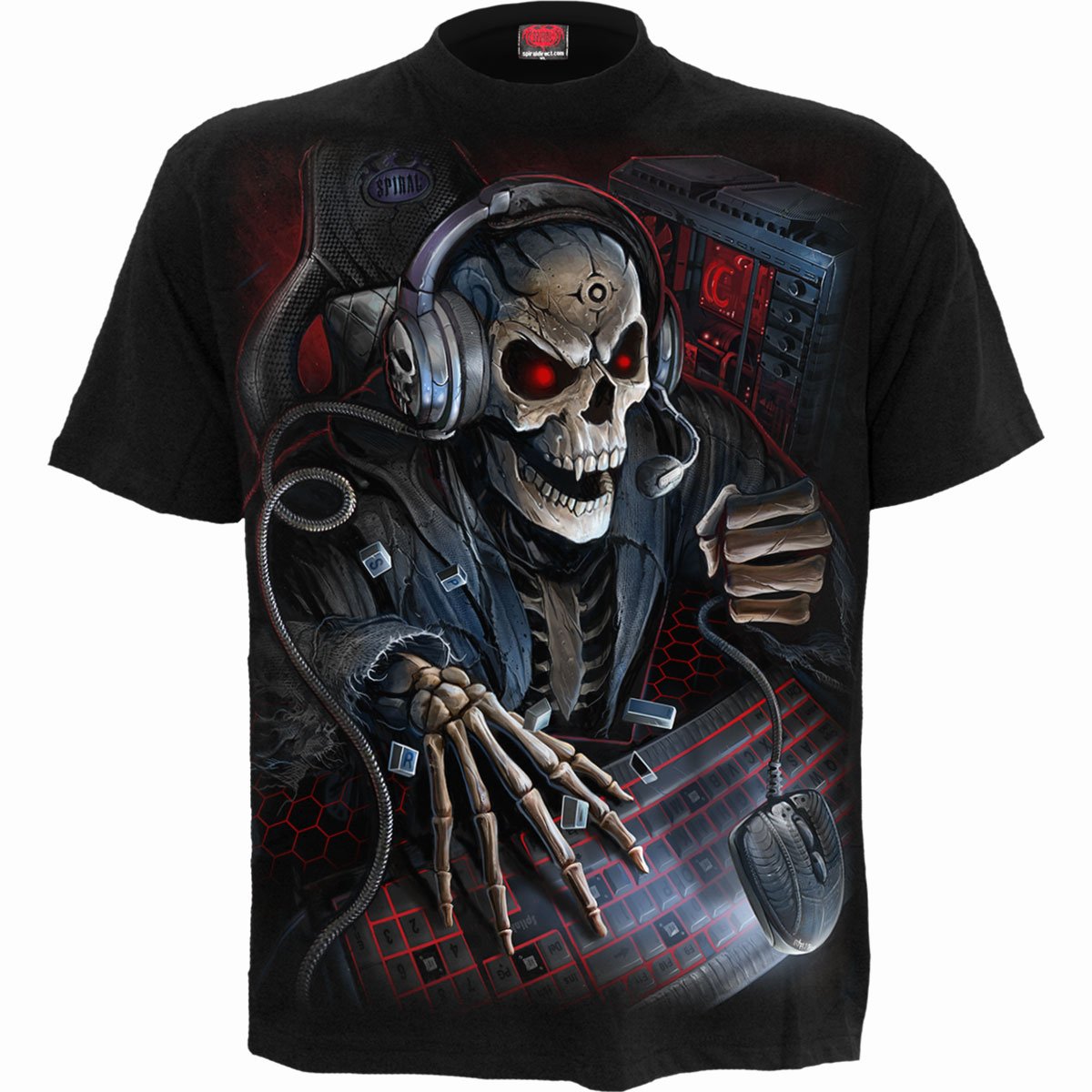 T-Shirt Spiral PC Gamer