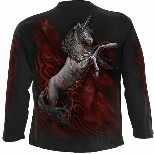 Langarm-T-Shirt Spiral Infernal Unicorn