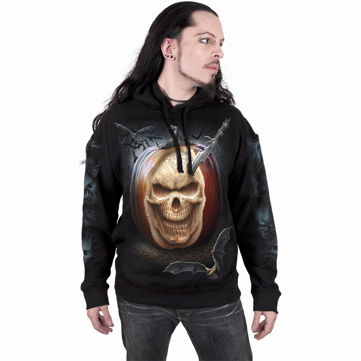 Kapuzenpullover Spiral Carving Death